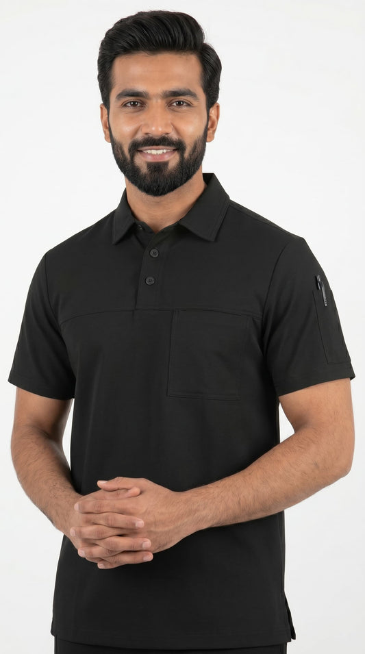 Polo Style(Cotton Polyester Fabric)