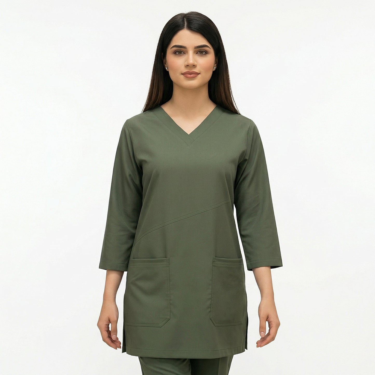 Olive Green (Cotton Polyester Fabric)