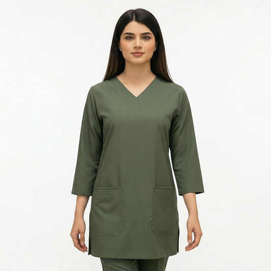 Olive Green (Cotton Polyester Fabric)